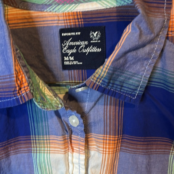 American Eagle plaid button down shirt - Picture 5 of 7